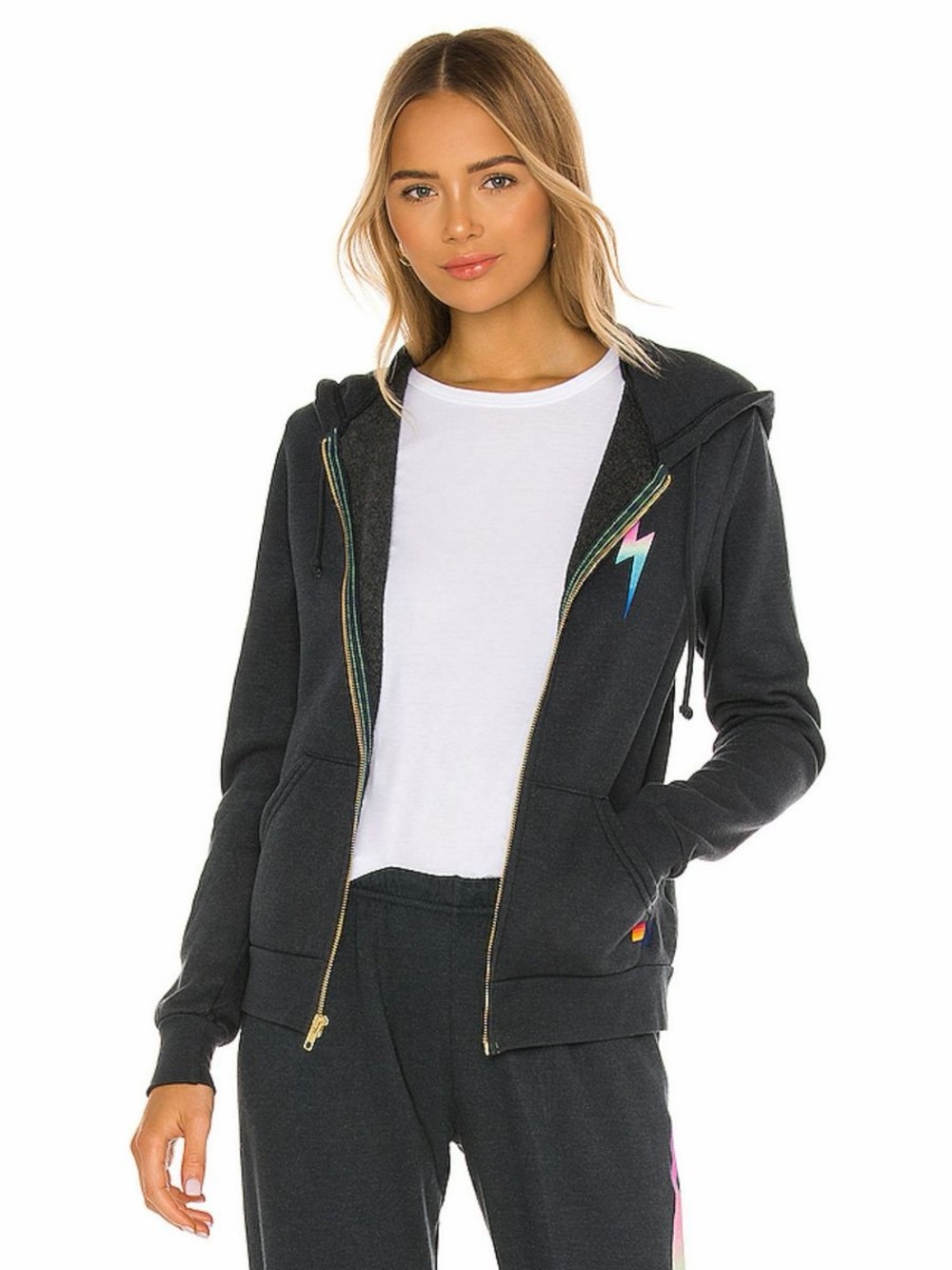 Aviator Nation Bolt Zip Hoodie